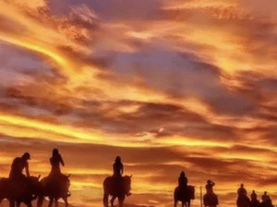Wild West Horseback Adeventures: Las Vegas Desert Sunset Horseback Ride with BBQ Dinner